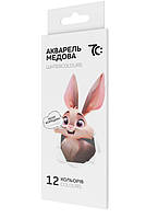 Акварель 7С 12кол., б/п, картон