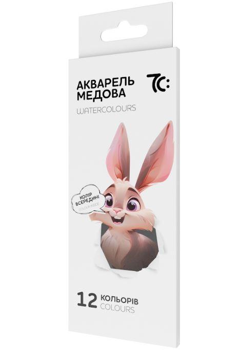 Акварель 7С 12кол., б/п, картон