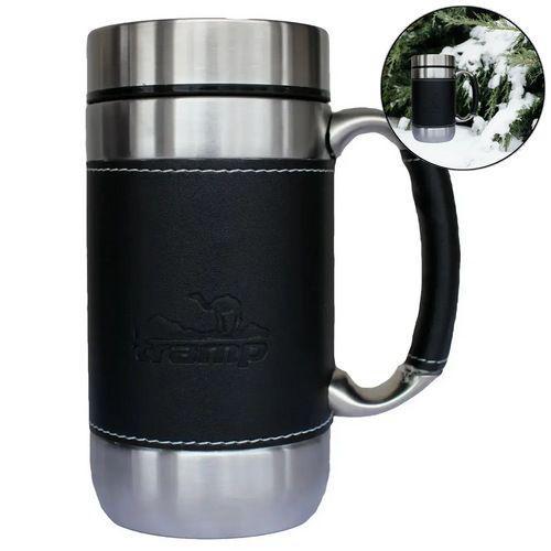 Термос-горнятко питний Trmap Classic. 0,45л; 15,5х8х8см. Чорний. Термос для напоїв UTRC-046, фото 1
