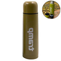 Термос питний Tramp Basic 1,0л. 30,5х8,5х8,5см. Олива. Термос для напоїв UTRC-113