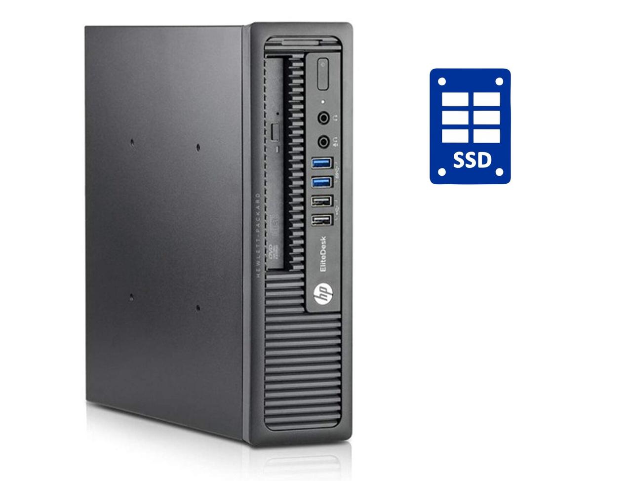 Неттоп Б-клас HP EliteDesk 800 G1 USFF/ Core i3-4150/ 4 GB RAM/ 30 GB SSD/ HD 4400