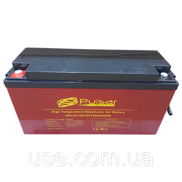 Акумуляторна батарея 150А\год 12 В, гелієва, GEL, 150 а*год, Ah, AH, 12 V, Volt, Вольт, 150 ампер-годин, АКБ, гель