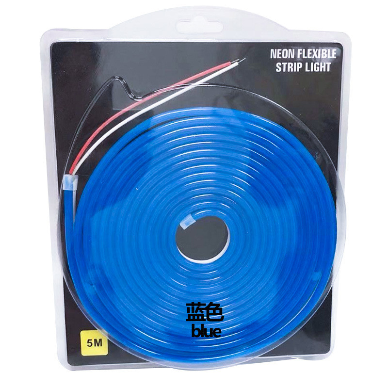 Стрічка світлодіодна в силіконі 3528, 12 V, 5 метрів, IP67, Blue, фото 1