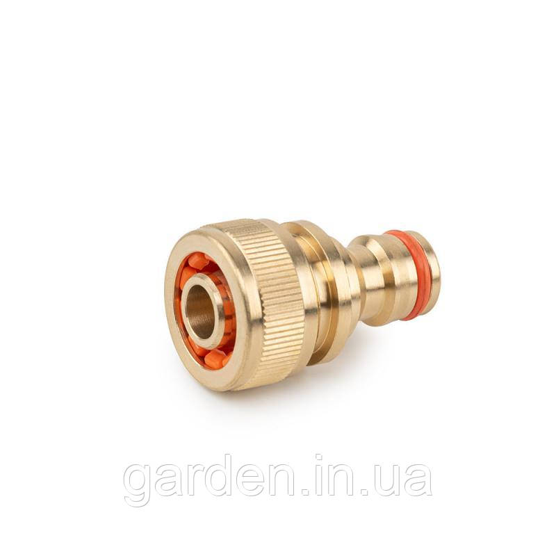 Перехідник для шланга 1/2" з ніпелем, BRASS, BR-2122