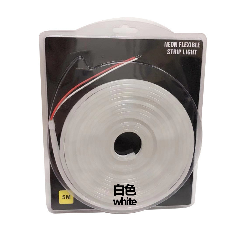 Стрічка світлодіодна в силіконі 3528, 12 V, 5 метрів, IP67, Warm-White, фото 1