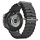 Смарт-годинник Hoco Smart Watch Y18 (call version) Розумний годинник телефон з магнітною зарядкою, чорний, фото 5