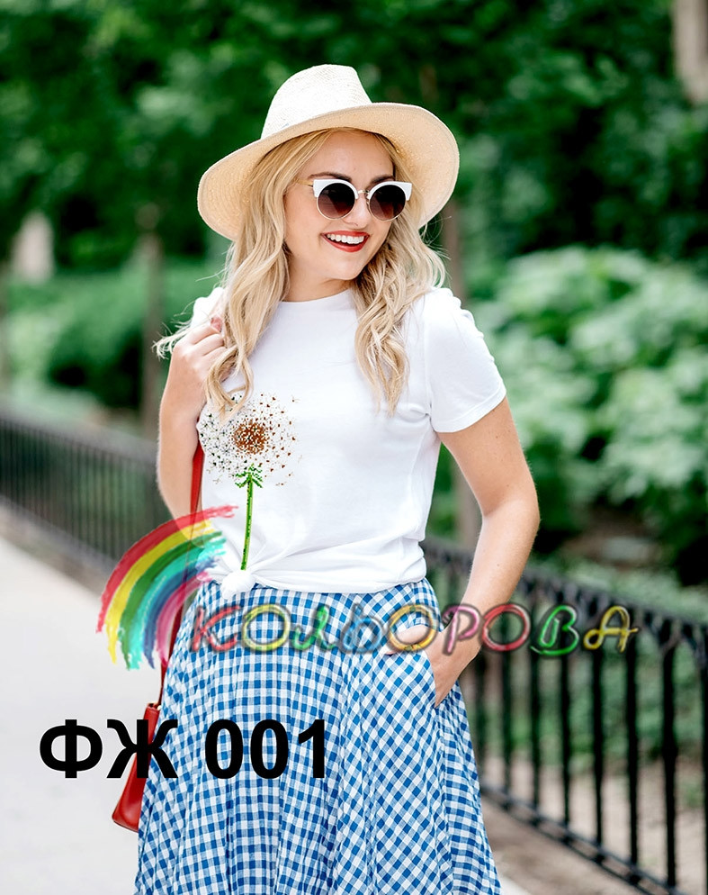 Футболка жіноча для вишивки ФЖ-001, фото 1