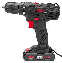 Дриль-шуруповерт акумуляторний RED TECHNIC RTWA0033, фото 4