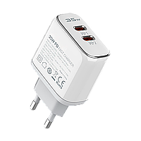 Заряджання для телефона LogicPower 35 W (Type-C + USB) QC + кабель (Type C to Lightning)