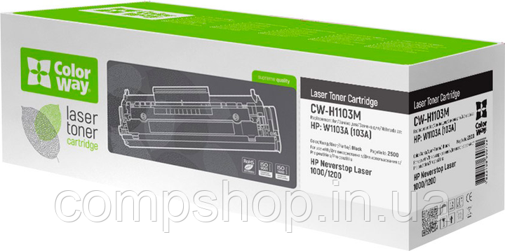 Картридж HP 103A (аналог W1103A) Neverstop LJ 1000/1200  *ColorWay (CW-H1103M) (код 113225)