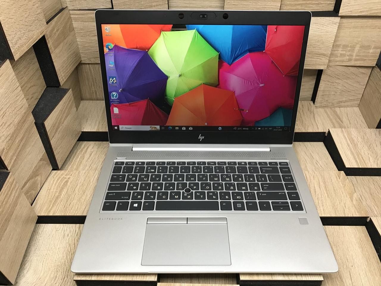 Б/в Ультрабук Б-клас HP Elitebook 745 G5 14" 1920x1080| Ryzen 5 Pro 2500U| 8 GB RAM| 256 GB SSD| Radeon RX Vega 8