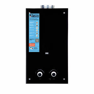 Thermo Alliance Колонка газова димохідна 10 л панель зі скла Black JSD20-10GD