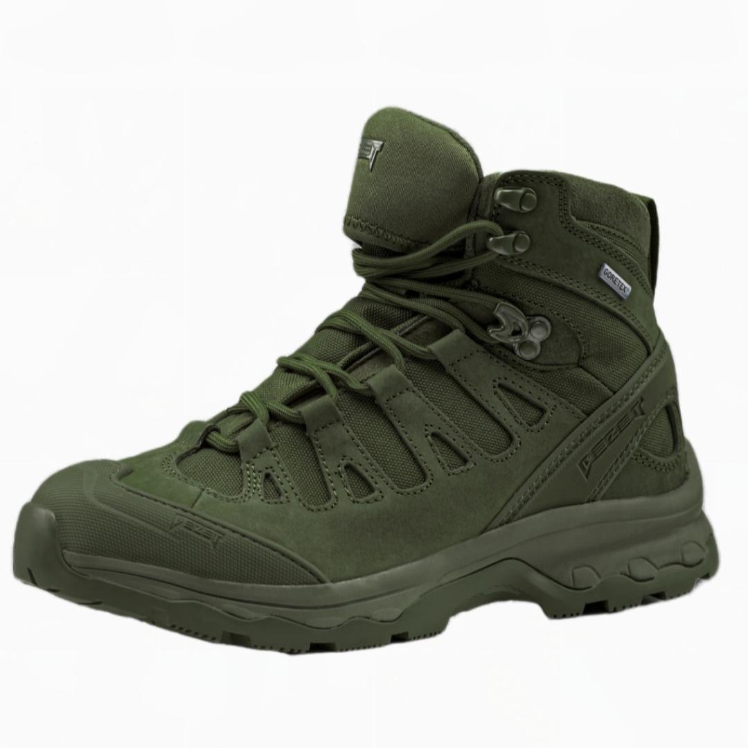 Тактичні демисезонні черевики Gore-Tex Висота 19 см Олива, фото 1