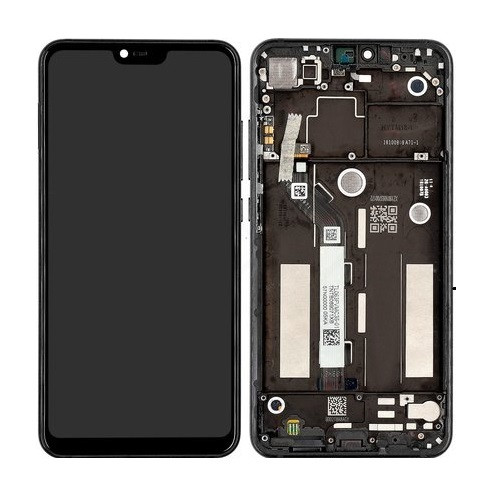 Дисплей Xiaomi Mi 8 Lite в зібраному вигляді із сенсором і рамкою Midnight Black service orig