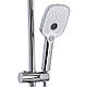 Душова система універсальна Qtap Gemini на три споживача (з виливом) QTGEM111CRW45687 Chrome/White, фото 5