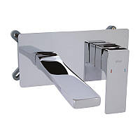 Змішувач для раковини Qtap Gemini прихованого монтажу QTGEM273CRM45693 Chrome, одноважільний, латунь