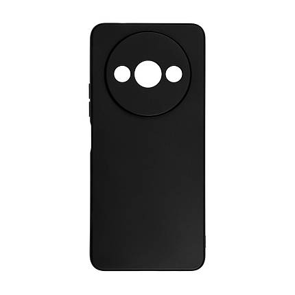 Чохол накладка TPU Armorstandart Matte Slim Fit для Xiaomi Redmi A3 Camera cover Black (ARM74444), фото 1