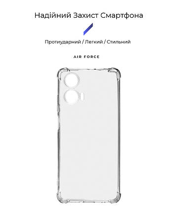 Чохол накладка ArmorStandart TPU Air Force для Motorola G24 Power Camera cover Transparent (1949173906), фото 3