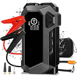 Пусковий - зарядний пристрій Jump Starter Q18 4 в 1 (10000 мАг) + компресор (9556)