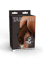 Анальна пробка з хвостом Taboom Bondage Essentials Foxtail Buttplug AIW Or2526, фото 2