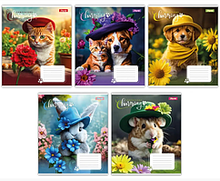 Зошит шкільний учнівський 24 аркуші в клітинку 1 Вересня-Yes Charming companions Зошити шкільні 24 аркуша Зошит для школяра