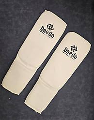 Захист для ніг білий Daedo, поліестер розмір L