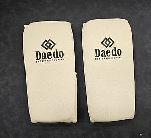 Захист для ніг білий Daedo, поліестер розмір L, фото 4