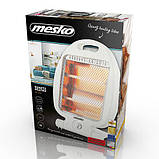 Обігрівач інфрачервоний галогенний Mesko MS 7710 (800 Вт, портативний, з захистом від перекидання, білий), фото 8