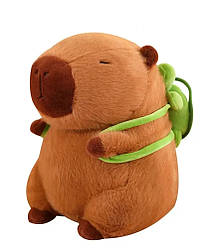М'яка іграшка Велика Капібара з рюкзаком 35 см