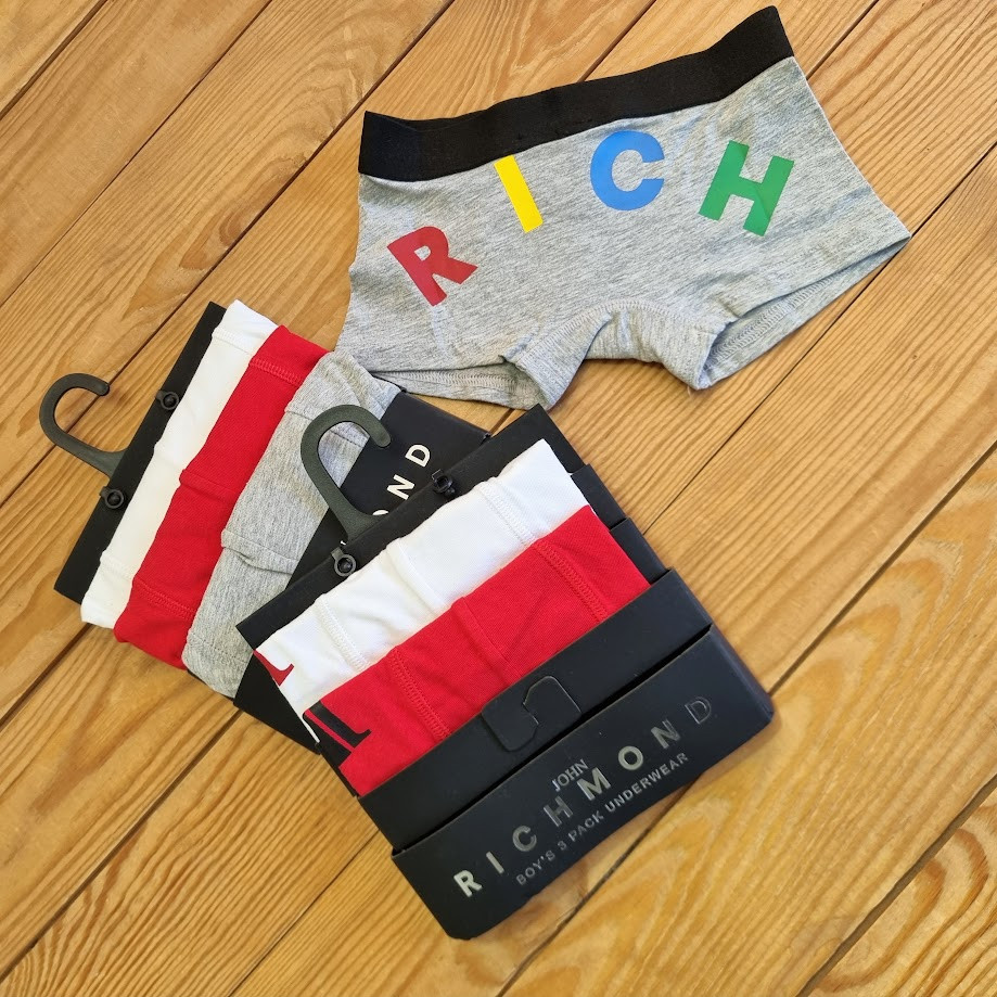 Боксери для хлопчика John Richmond, 3 штуки, вік 3 роки