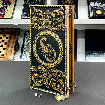 Нарди дерев'яні ручної роботи Скорпіон 46×23см