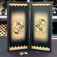 Нарди дерев'яні ручної роботи Стрілець 50×23см подарункові, фото 2