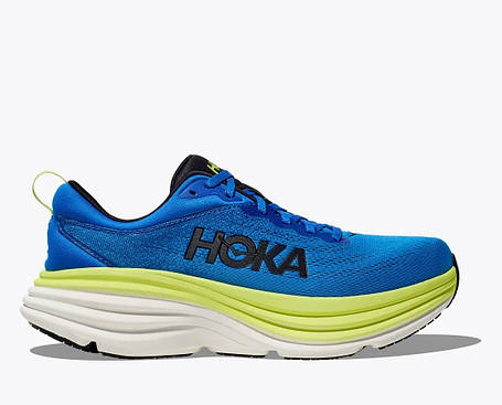Кросівки для бігу чоловічі Hoka One One Bondi 8 1123202 ELT Electric Cobalt / Lettuce, фото 1