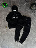 Чоловічий спортивний костюм CALVIN KLEIN M2093 чорний, фото 5