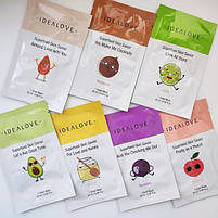 Тканинна маска живильна Idealove Superfood Skin Savior медова, 20 мл, термін до 07.2026, фото 5