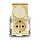 Розетка з заземленням та зі шторками, з кришкою Береза Sedna Elements, фото 5