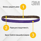 Шліфувальна безкінечна стрічка 3M Cubitron II 786F 60+ 330 х 10 мм (1 стрічка), фото 2