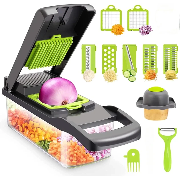 Терка-овочерізка Veggie Slicer HA-347 зі змінними насадками 14 предметів (3_05517)