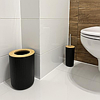 Набір аксесуарів для ванної 6в1 чорний ruhhy 24636 польща, фото 2