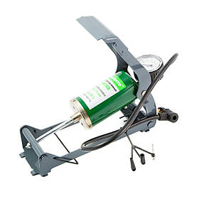 Насос автомобільний ножний метал, 10 атм, манометр Белавто BL12