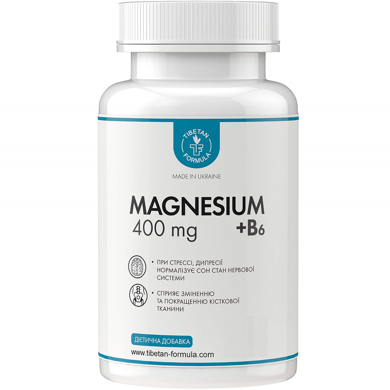 Магній з вітаміном В6 90 таблеток Tibetan formula