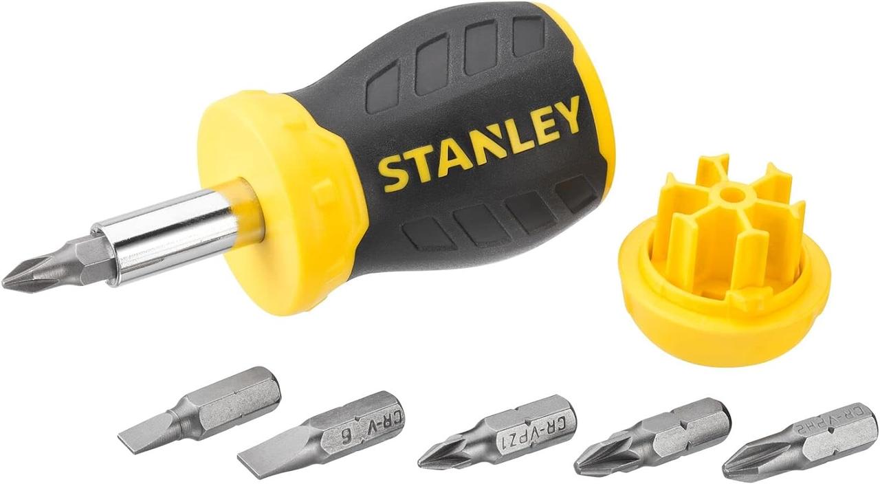Викрутка - набір Multibit Stubby з шістьма змінними бітами STANLEY 0-66-357