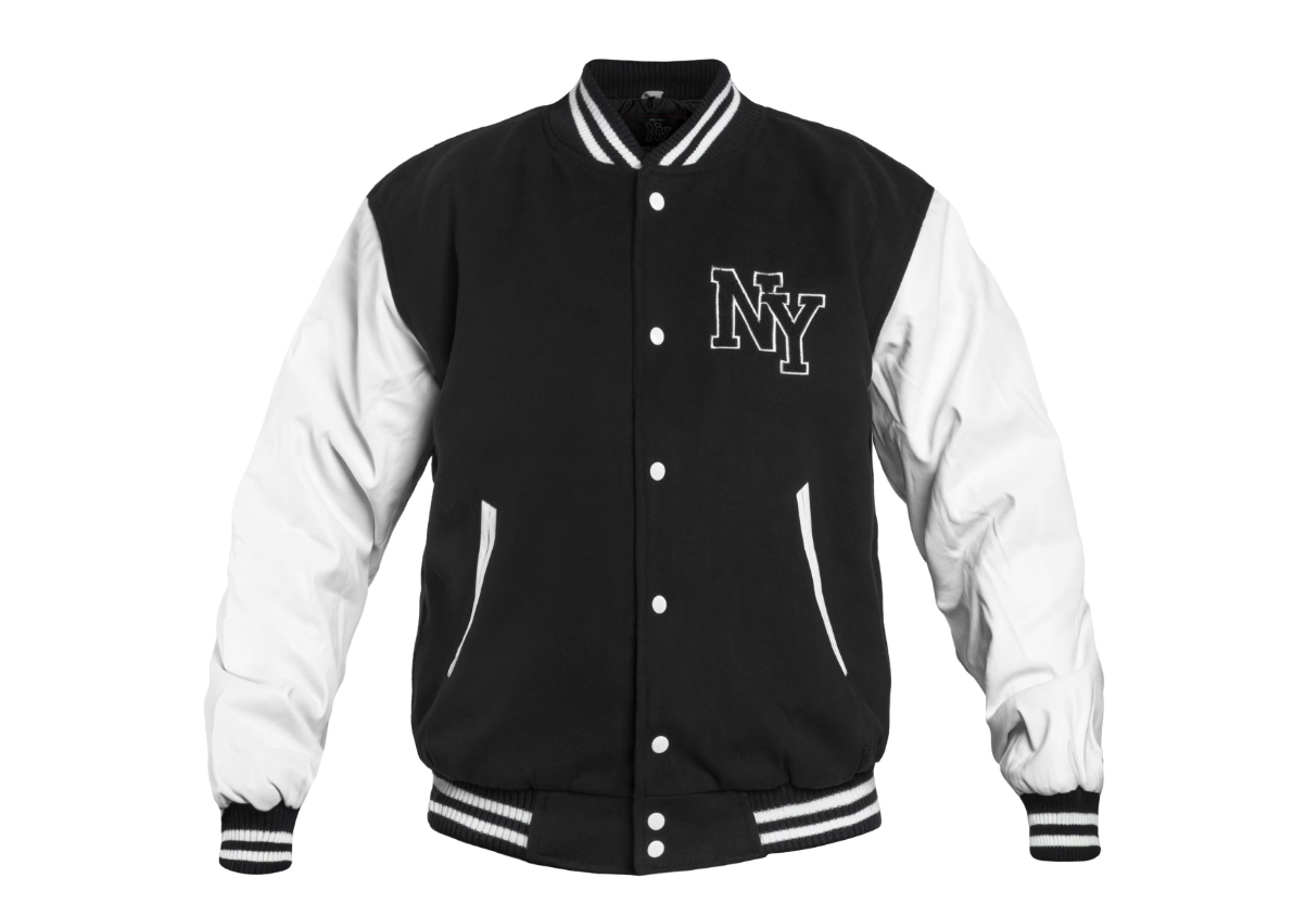 Куртка бомбер Mil-Tec NY Baseball - Black/White 10370002 розмір ХS