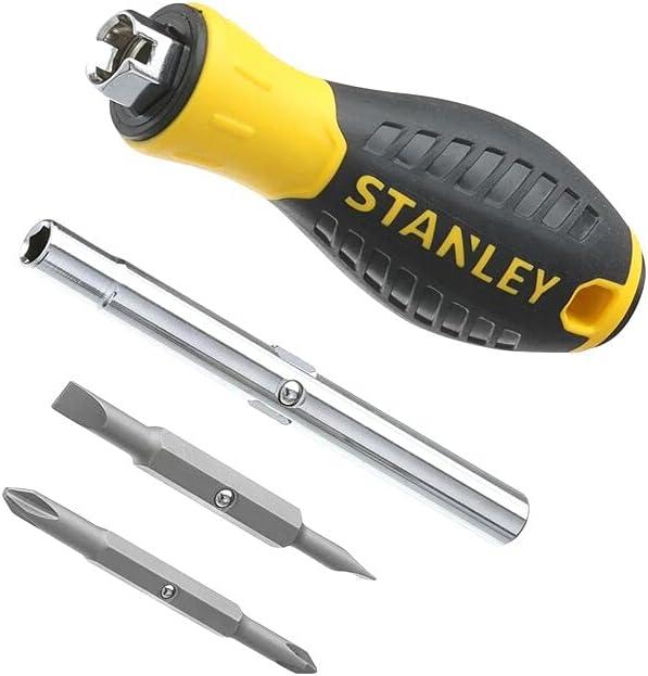 Викрутка - набір 6 Way з трьома змінними бітами STANLEY 0-68-012