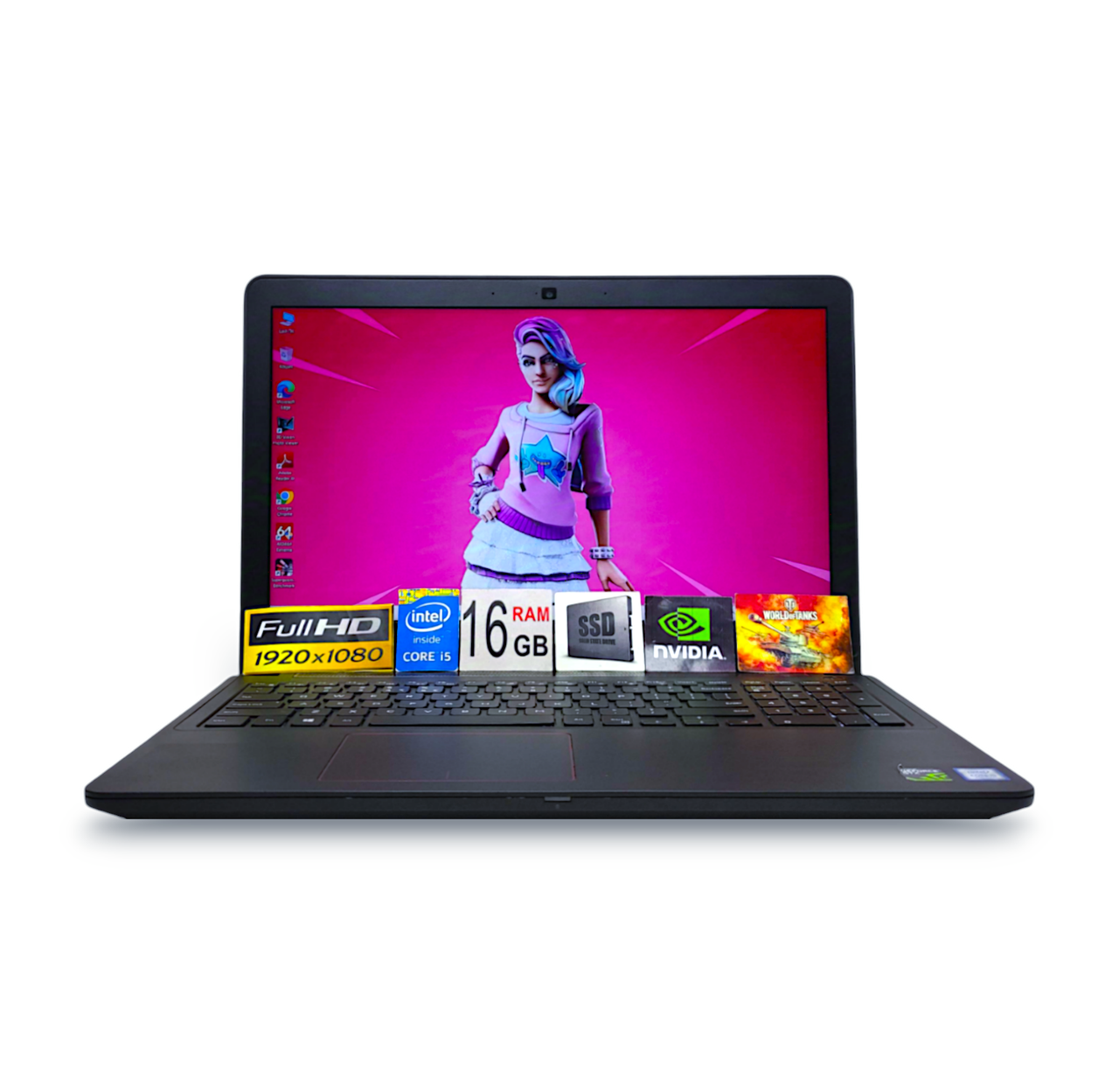 Ігровий ноутбук Dell Inspiron 5577 15.6 FHD Core i5-7300HQ 4ядра 16Gb SSD256GB+1TB HDD Nvidia GTX 1050 4GB