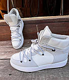 Підліткові кросівки білі сірі 36 37 38 39, фото 2