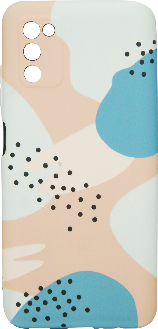 Силікон SA A037 pink sand/blue Neon Minimalistic Case