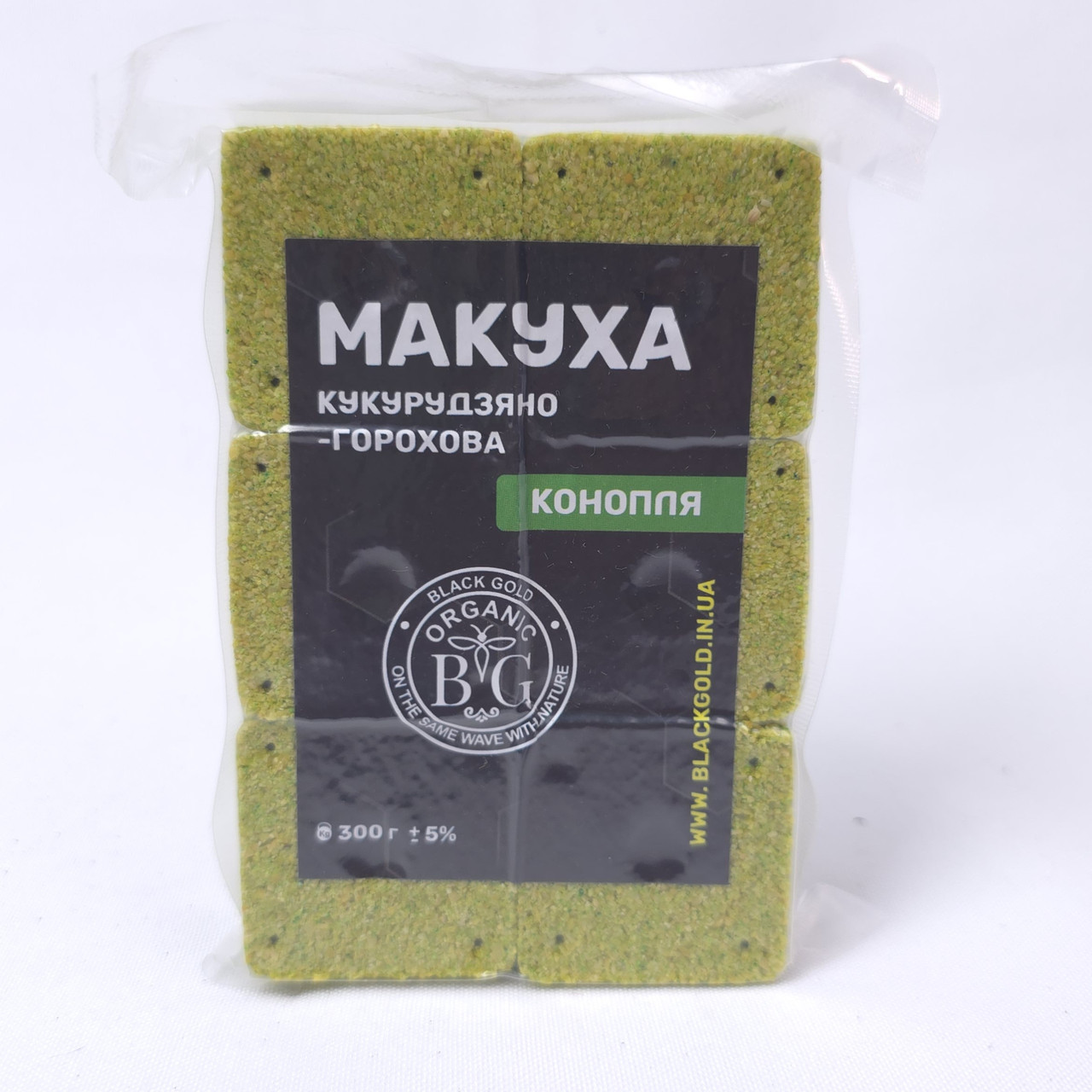 Макуха для рибалки на коропа карася Black Gold Кукурудза-Горох (Конопля), фото 1