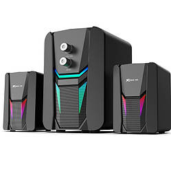 Акустичні колонки для компьютера XTRIKE ME SK-612 |5W+2x3W, RGB| Чорний