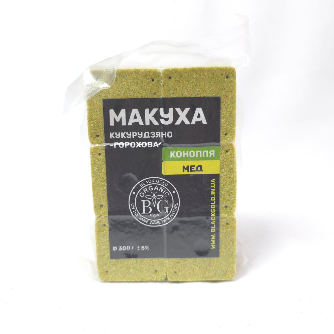Макуха для рибалки на коропа карася Black Gold Кукурудза-Горох (Конопля-мед)